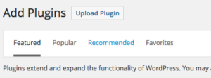Upload New WordPress Plugin